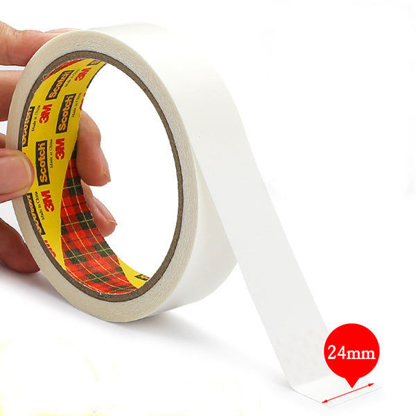 Red-plaid Labeled Adhesive Tape Roll