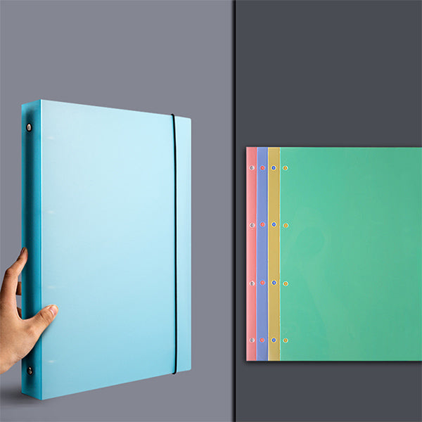 Strap-closure 3-ring A4 Binder