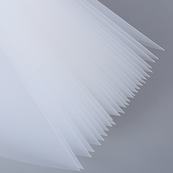 Circular-cutout Transparent Document Folder Pack