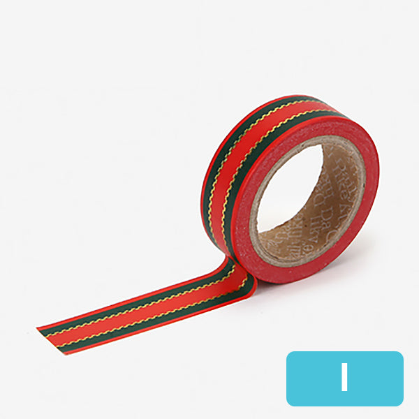 Christmas-themed Patterned Washi Tape