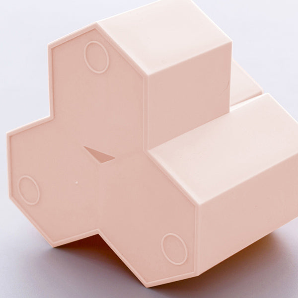 Geometric Multi-compartment Plastic Pencil Holder