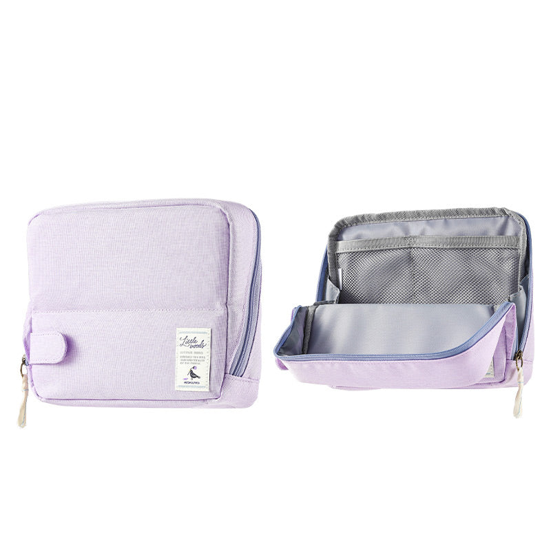 Nature-themed Textured Fabric Stationery Pouch