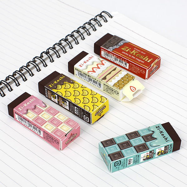 Food-themed Magnetic Novelty Eraser Set