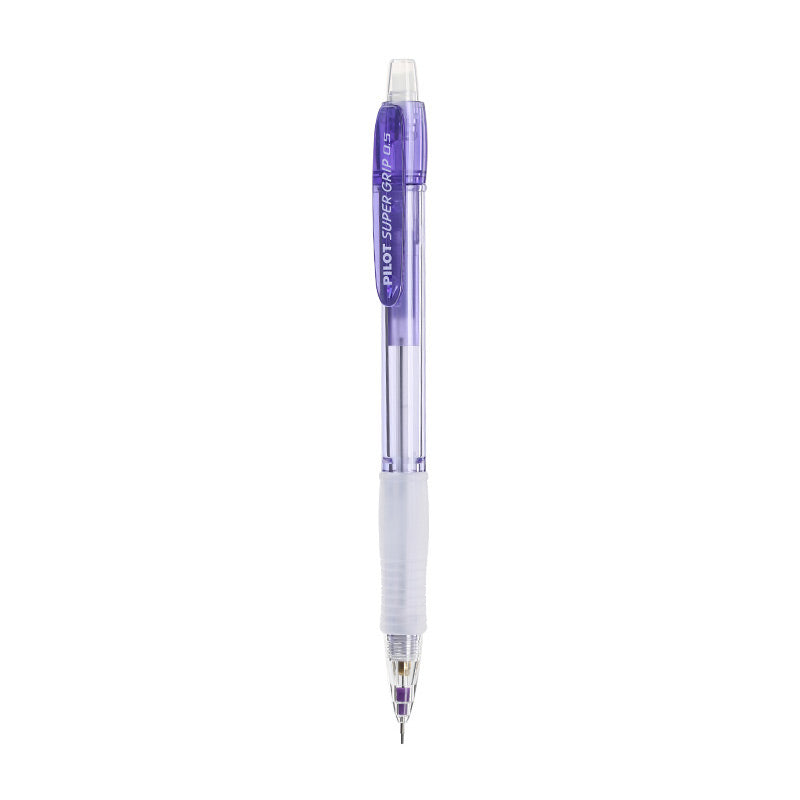 Textured-grip Transparent Mechanical Pencil