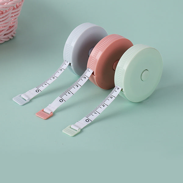 Textured-edge Retractable Pocket Tape Measure