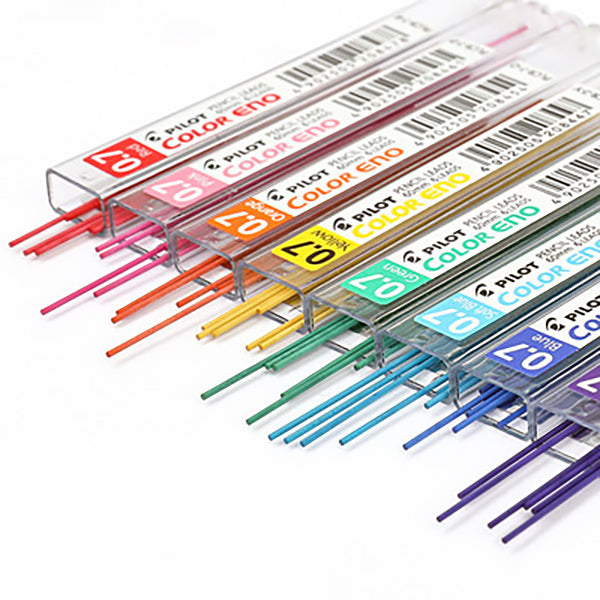 Color-coded Refillable Colored Pencil Lead Set