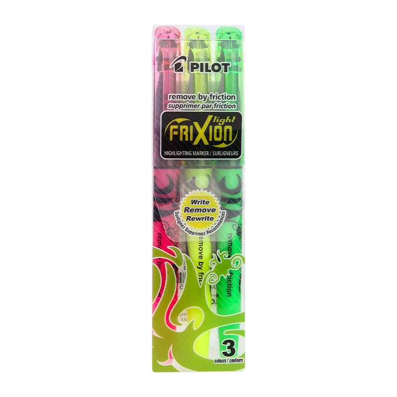 Swirl-patterned Erasable Highlighter Set