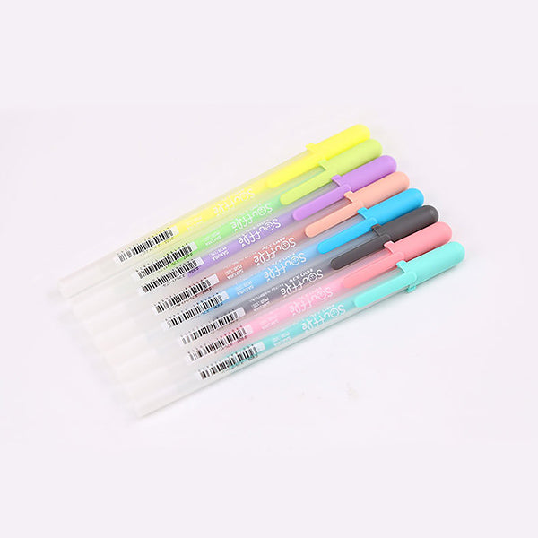 3D Emboss Translucent Gel Pen Set