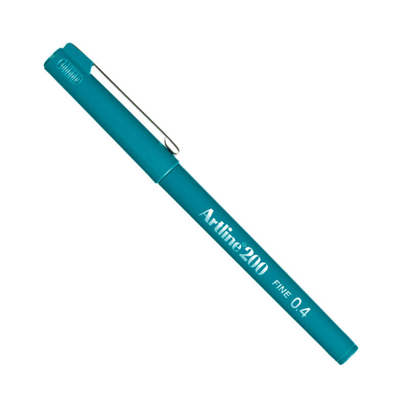 Metallic-clip Fine-point Pen Set