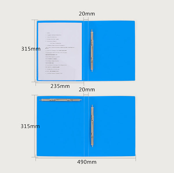 Minimalist Lever Arch File Folder for A4 Documents