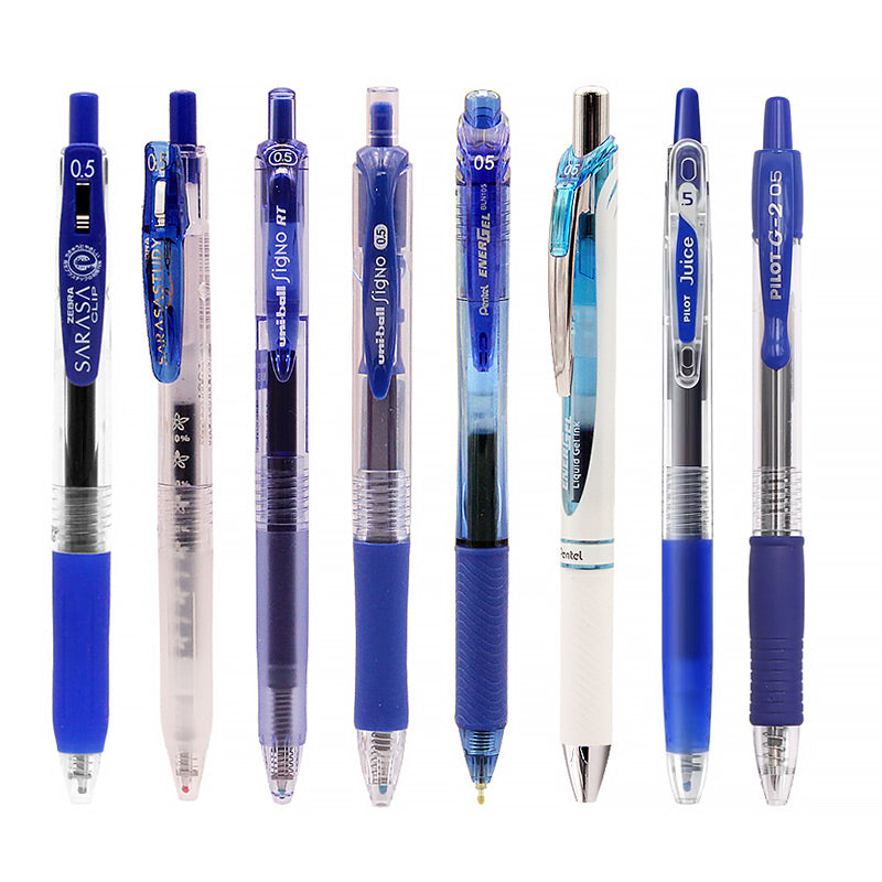 Textured-grip Retractable Gel Pen Pack