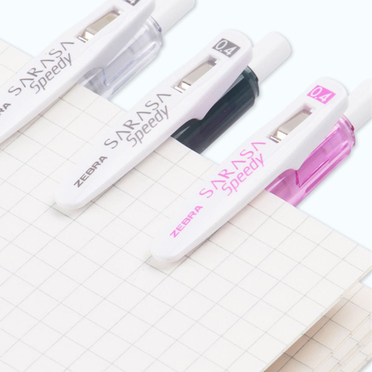 Textured-grip Transparent-ink Visible Retractable Gel Pen