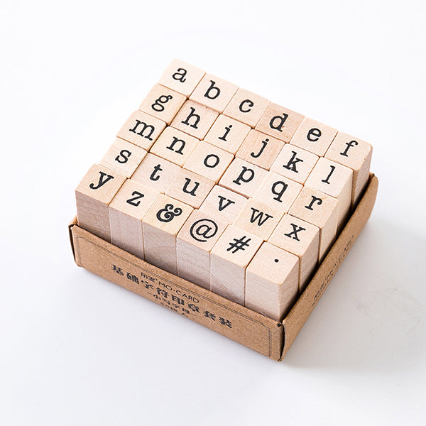 Premium Alphabet Stamp Set