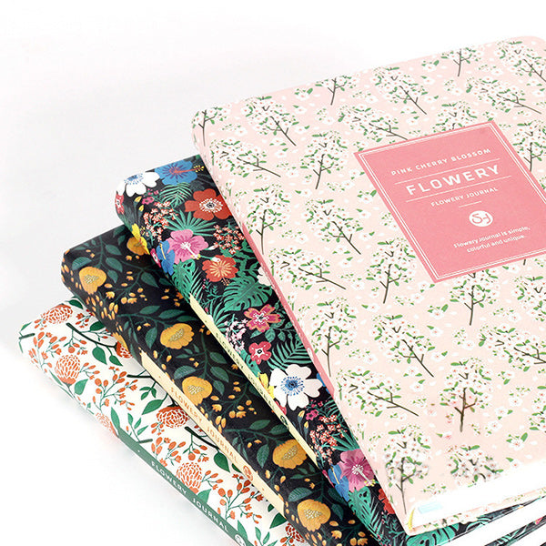 Premium Floral Notebook Planner