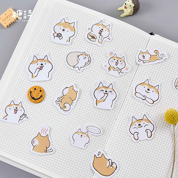 Premium Decorative Dog Sticker Set