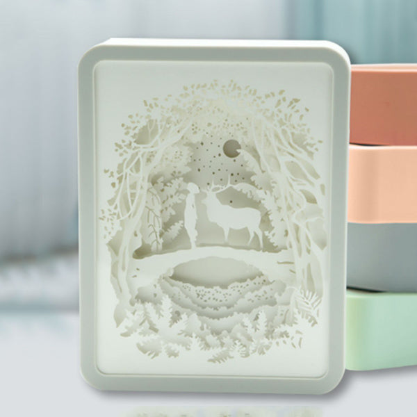 Premium 3D Paper Cut Light Box