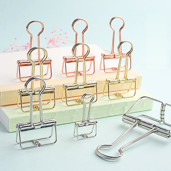 Premium Decorative Binder Clip Set