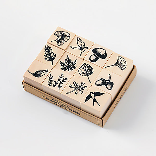 Premium Decorative Nature Stamp Set