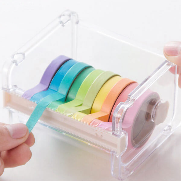 Premium Washi Tape Storage and Dispenser Box