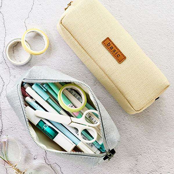 Minimalist Canvas Pencil Pouch